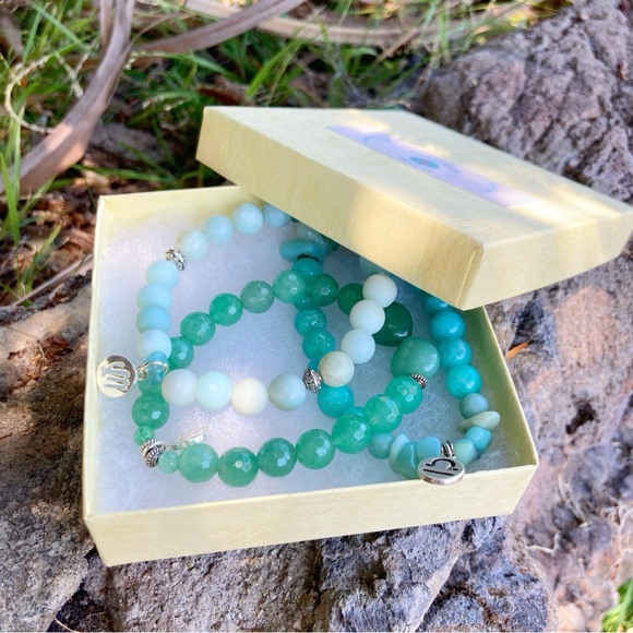 Amazonite Virgo ♍️ Zodiac Bracelet - Picture 5 of 7